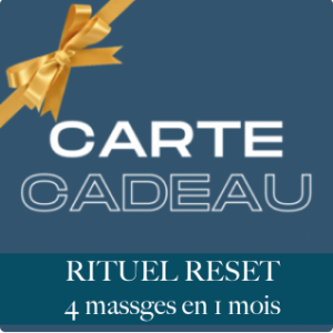 Rituel Reset – Programme 4 Massages sur 1 Mois